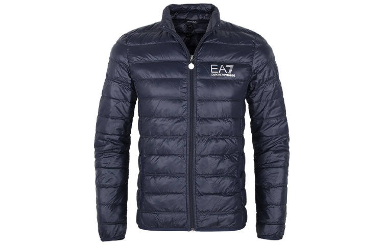EMPORIO ARMANI Ea7 EMPORIO ARMANI Logo Printed Zipped Puffer Jacket