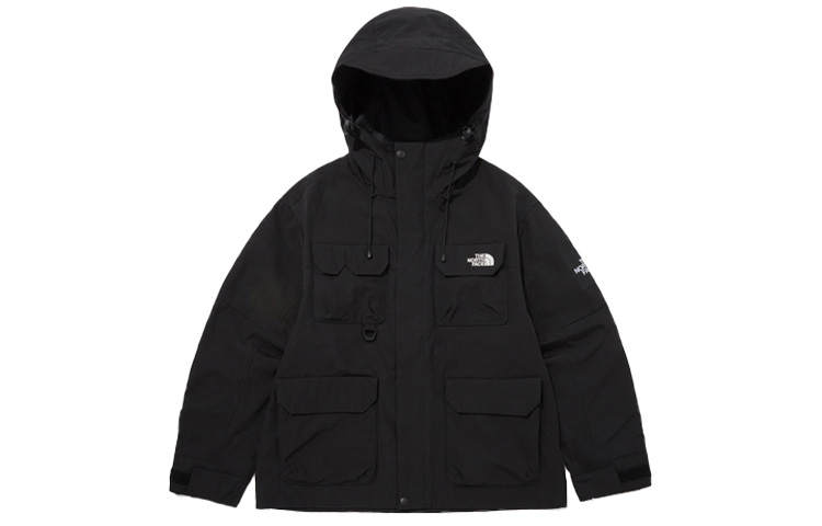 THE NORTH FACE Mountain Versatile Hiking Windproof Windbreaker Jacket Unisex Black