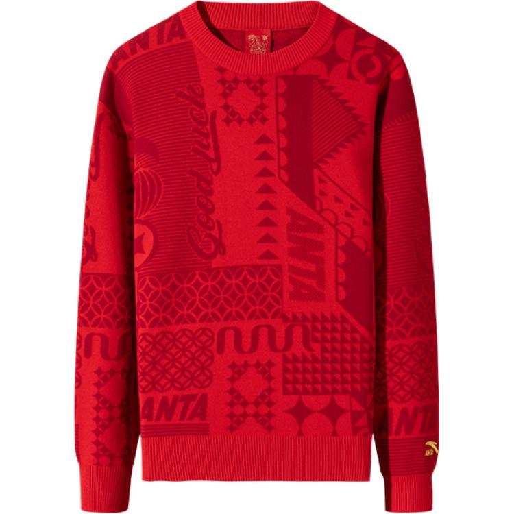 Anta Life Collection Knitwear Men's Rich Red
