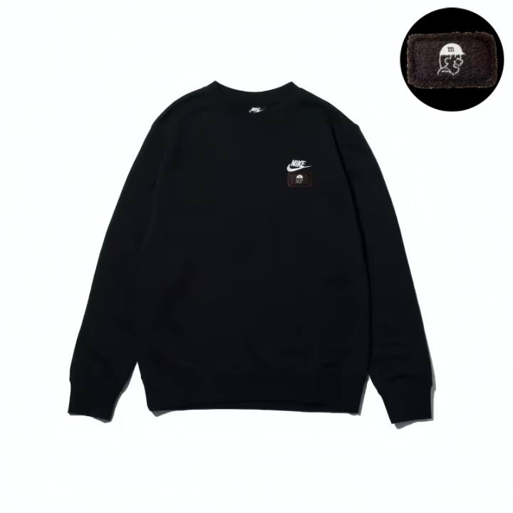 Nike Nike Sweatshirts Unisex Black Crew Neck Moderate Regular