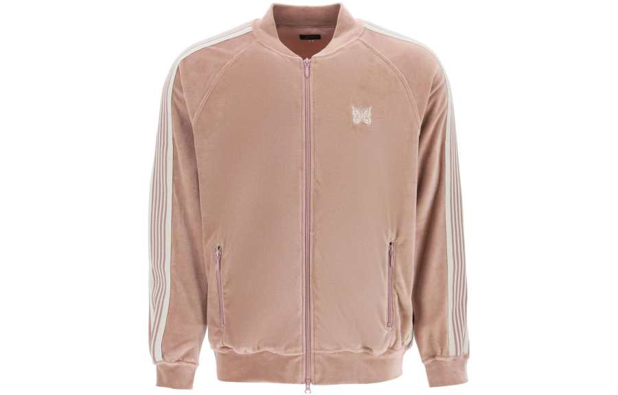 Needles Needles Jackets Men's Pink Baseball Collar Moderate Other
