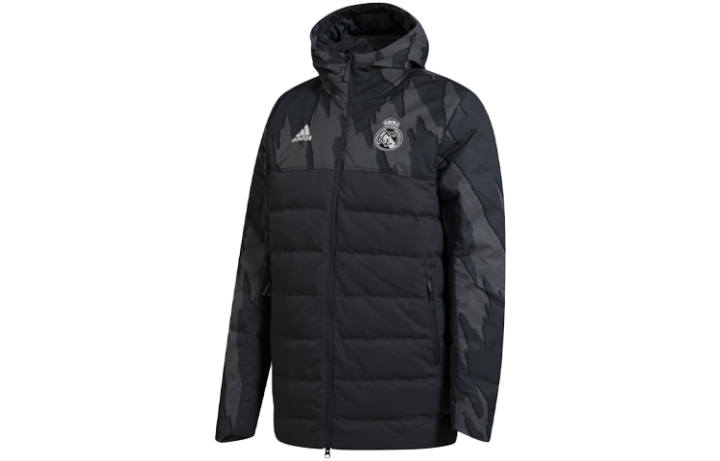 Adidas Adidas Real Madrid Thermal Down Jacket Real Madrid Men's Black