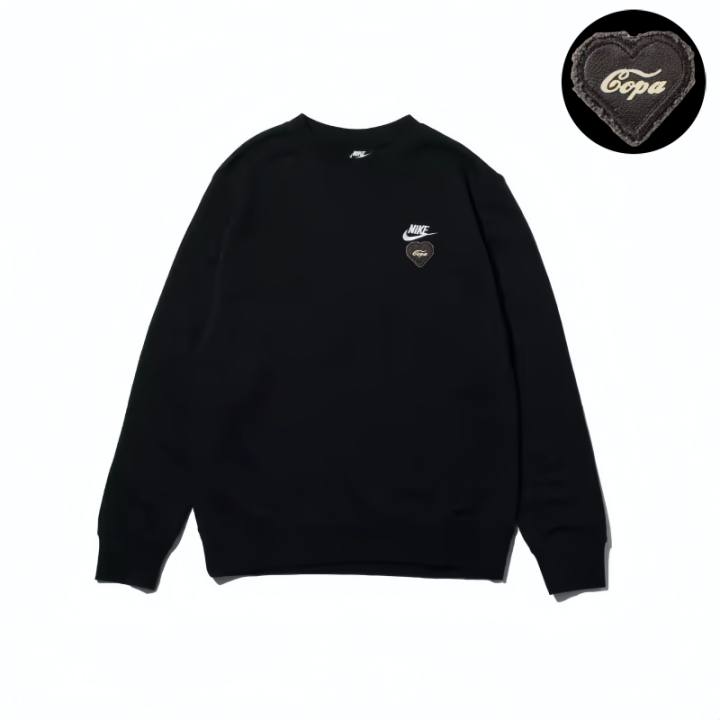 Nike Nike Sweatshirts Unisex Black Crew Neck Moderate Regular