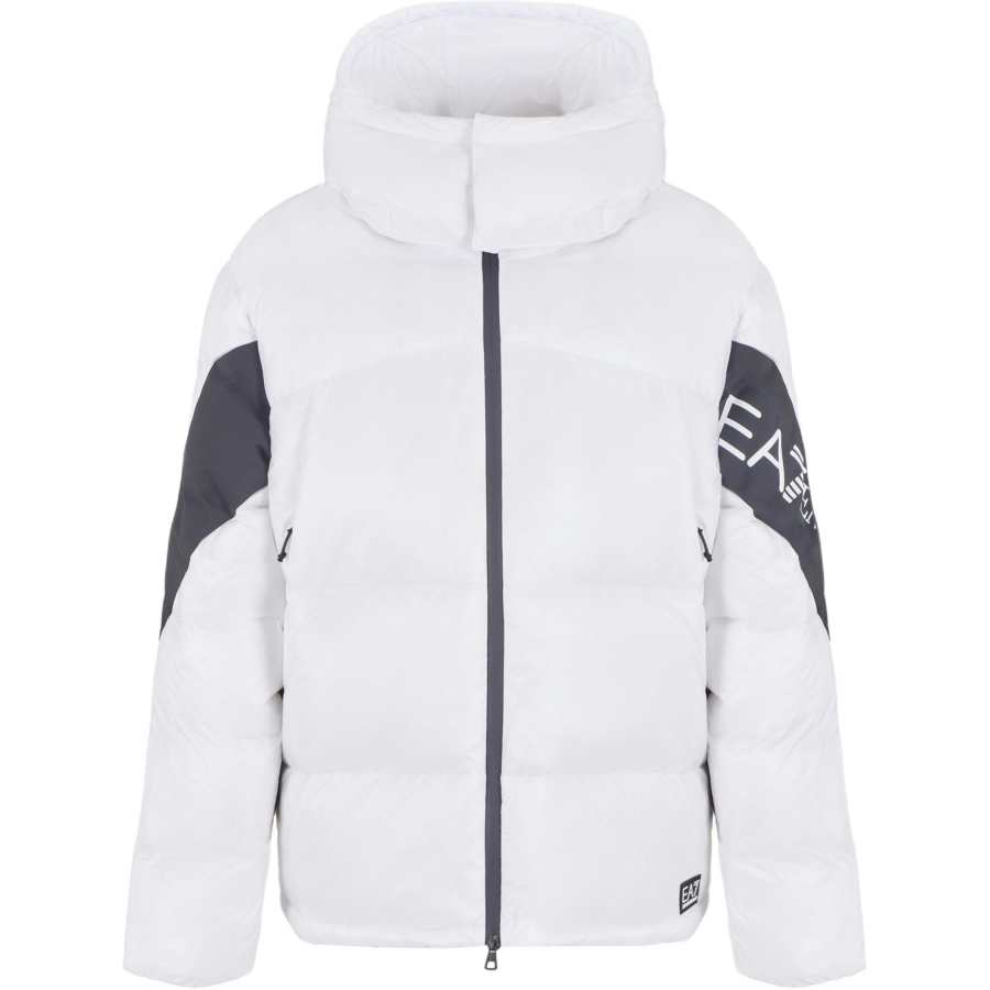 EMPORIO ARMANI EA7 Down Jacket Men's White