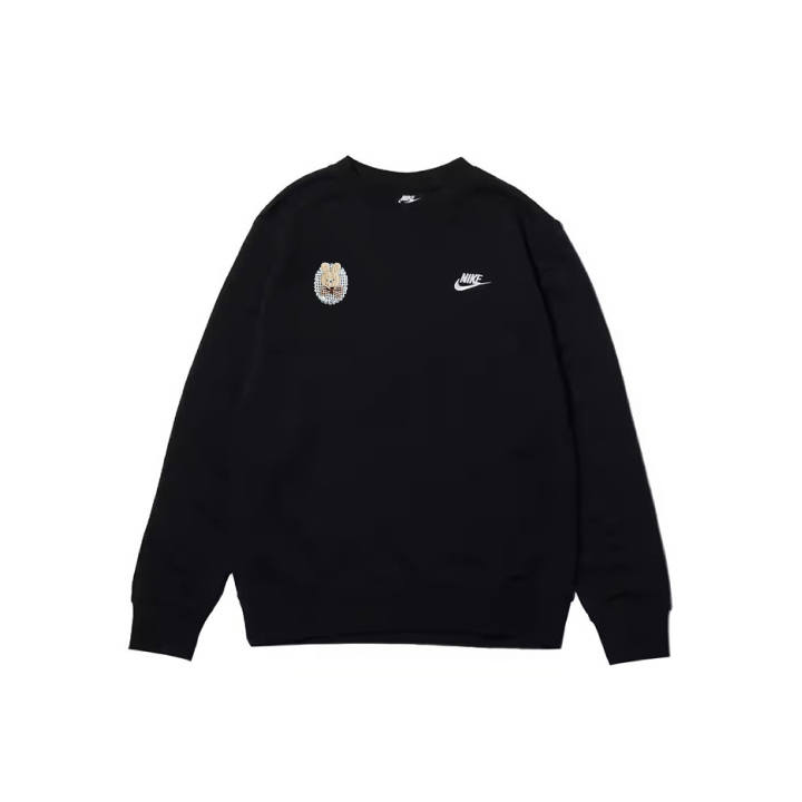 Nike Nike Sweatshirts Men's Black Crew Neck Moderate