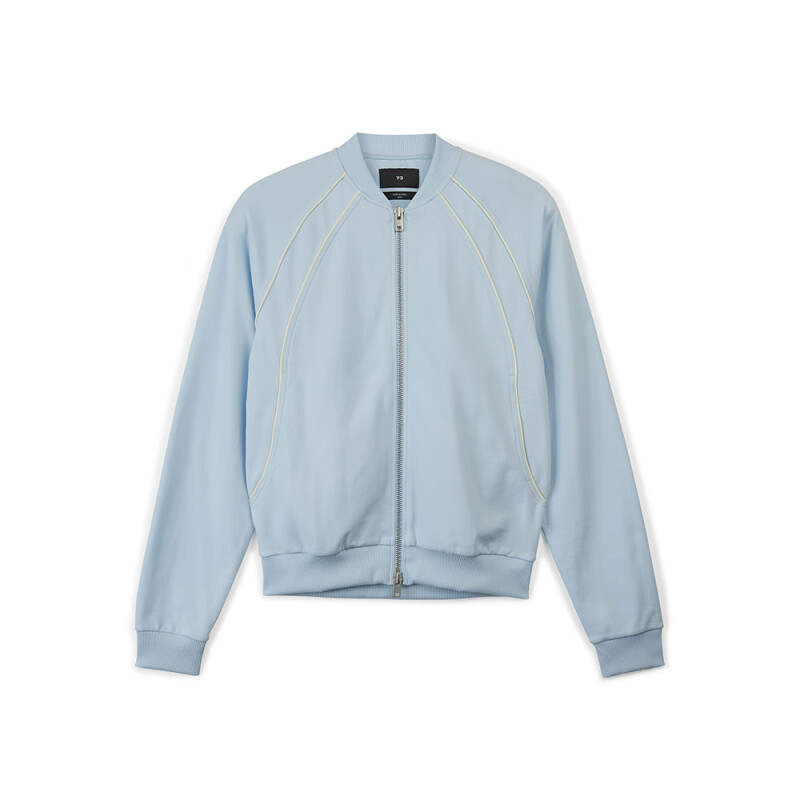 Y-3 Y 3 Jackets Unisex Sky Blue Baseball Collar Moderate Other