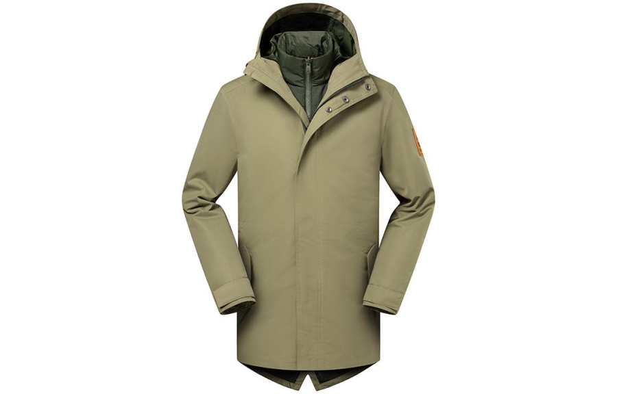 Timberland Windproof, Thermal, And Water Repellent Windbreaker Jacket Men's Green