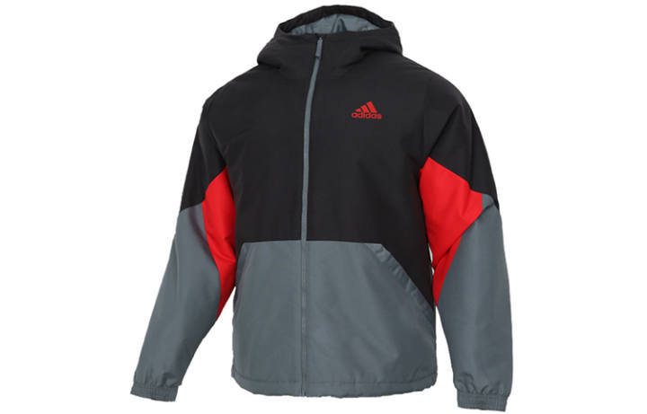 Adidas Adidas Puffer Jacket Men's Red Black