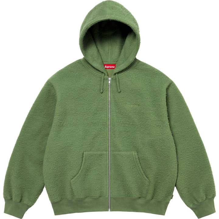 Supreme Supreme Pilled Zip Up Hooded Sweatshirt