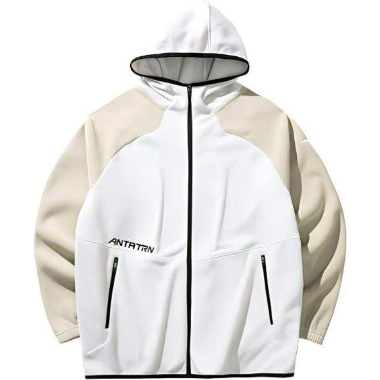 Anta Variety Training Collection Jackets & Coats Men's Wheat Grain Gray/Plain Khaki