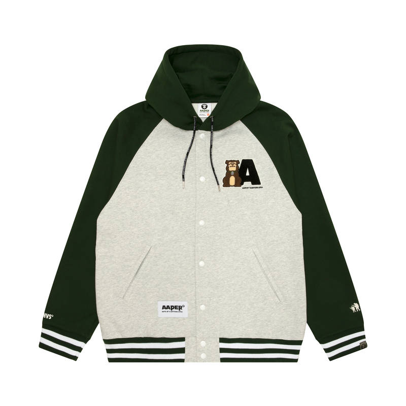 Aape Aape logo-patch hooded jacket