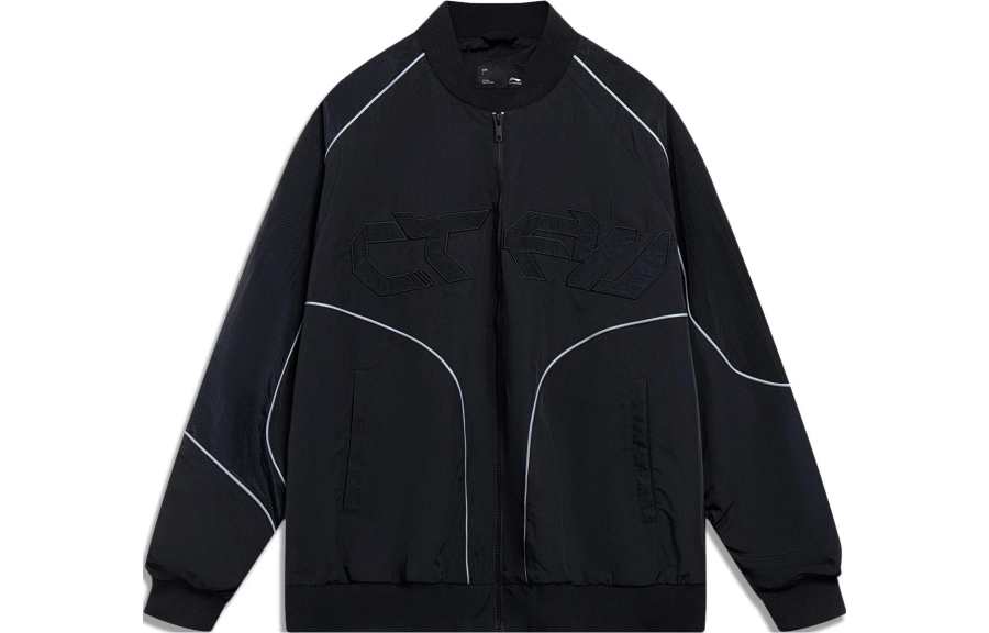 Li-Ning LiNing CF Tracing Sports Fashion Collection Jacket Unisex Black
