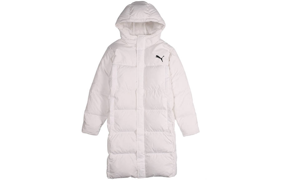 PUMA PUMA Down Jackets Unisex Hooded Moderate Quilted Down Jacket