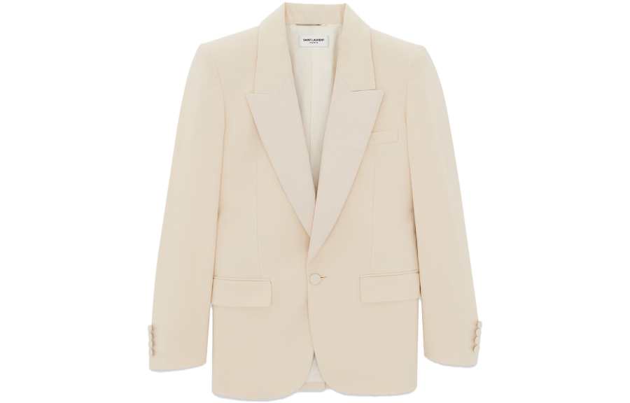 SAINT LAURENT SAINT LAURENT Single-Breasted Long-Sleeved Blazer