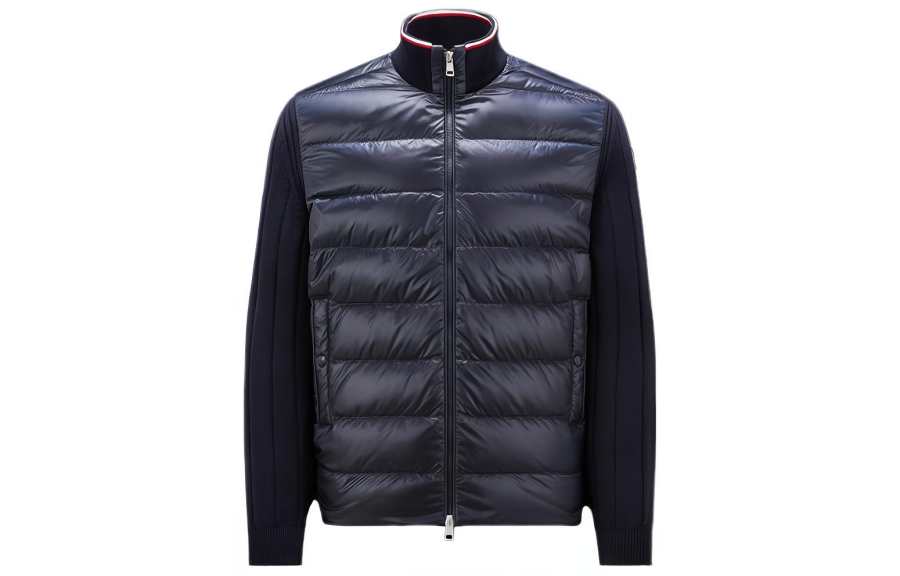 Moncler Moncler CARDIGAN Down Jacket Men's Marine Blue