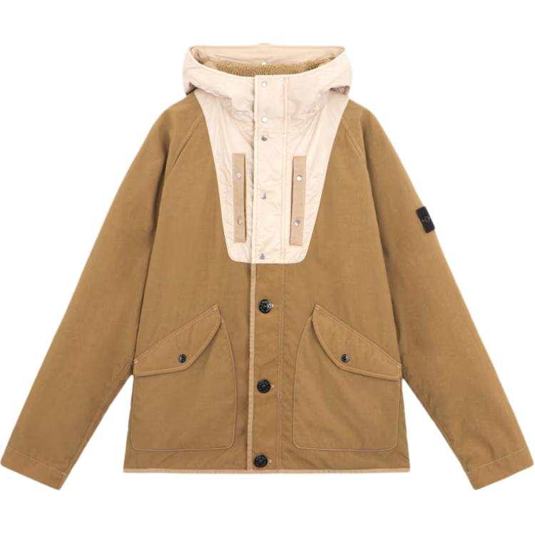 STONE ISLAND Anti-Drop Hooded Panama Jacket