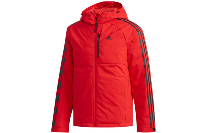 Adidas Adidas 3 Stripes Down Jacket Men's Light Scarlet