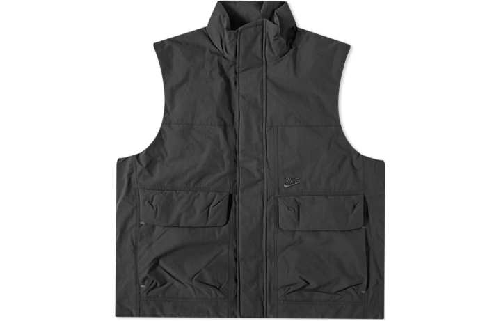 Nike Nike Vests Men's Black Stand Collar Moderate Other