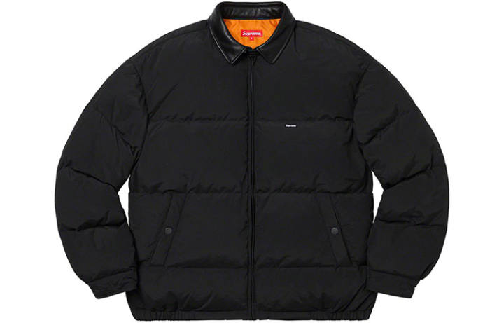 Supreme Supreme Leather Collar Puffy Jacket