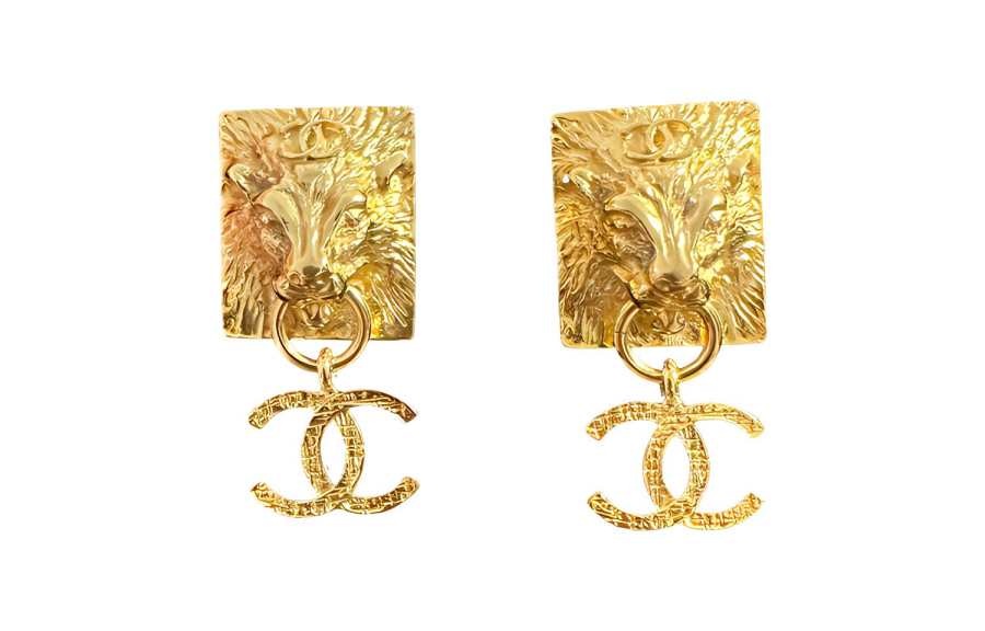CHANEL CHANEL Earrings Women's Gold