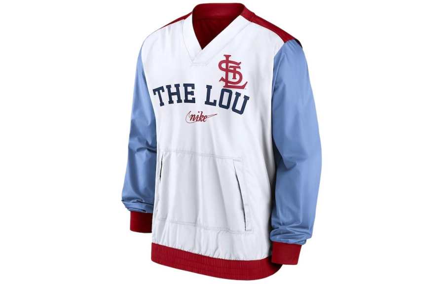 Nike Nike x MLB Rewind Warm Up Jackets & Coats St. Louis Cardinals Men's Blue