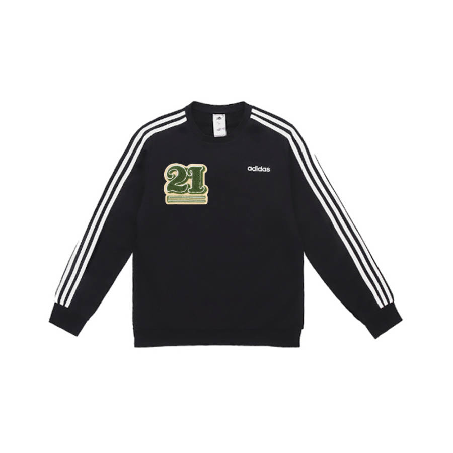 Adidas Adidas Sweatshirts Unisex Black Crew Neck Moderate Regular