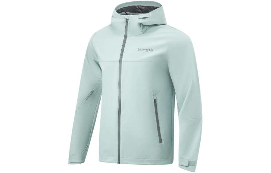 Li-Ning Li Ning Fitness Series Jacket Men's Mystic Gray Cyan