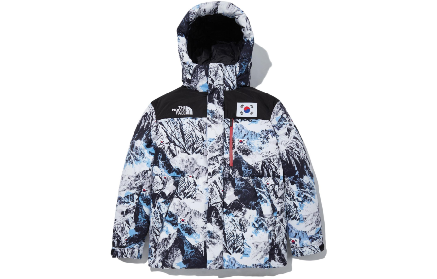 THE NORTH FACE 22 Beijing Teamkorea Down Parka/R White Korea Version