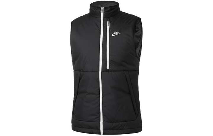 Nike Nike Vests Men's Black Stand Collar Moderate Other