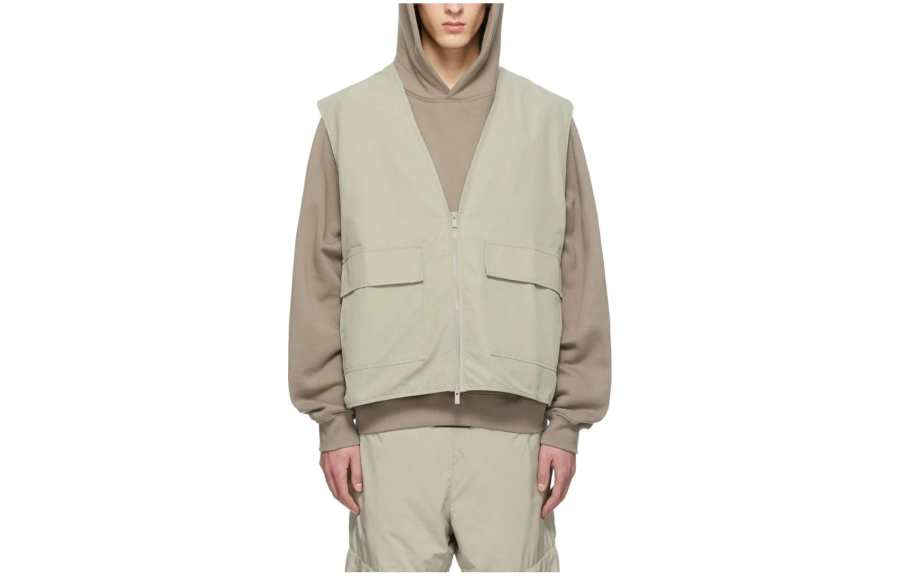 Fear Of God Essentials SS22 Vest Men's Gray Green