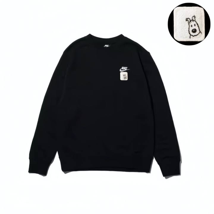 Nike Nike Sweatshirts Unisex Black Crew Neck Moderate Regular