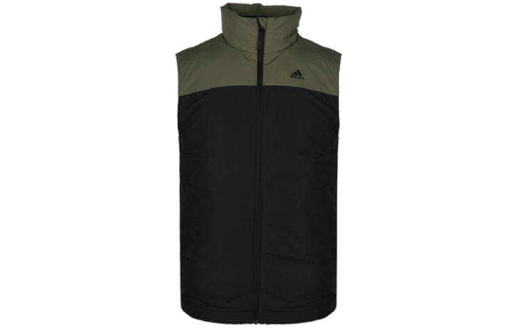 Adidas Adidas Down Vests Men's Black Stand Collar Moderate Other