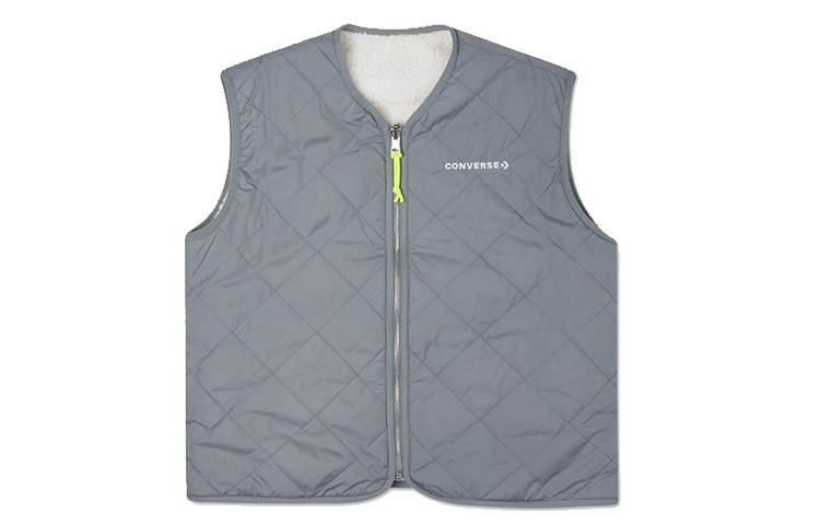 Converse Converse Vests Women's Gray V Neck Moderate Other
