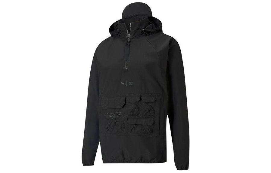 PUMA First Mile Jackets Men's Black Hooded Moderate Workwear