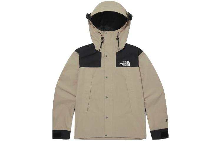 THE NORTH FACE Outdoor Hiking Waterproof And Windproof Windbreaker Jacket Unisex Khaki