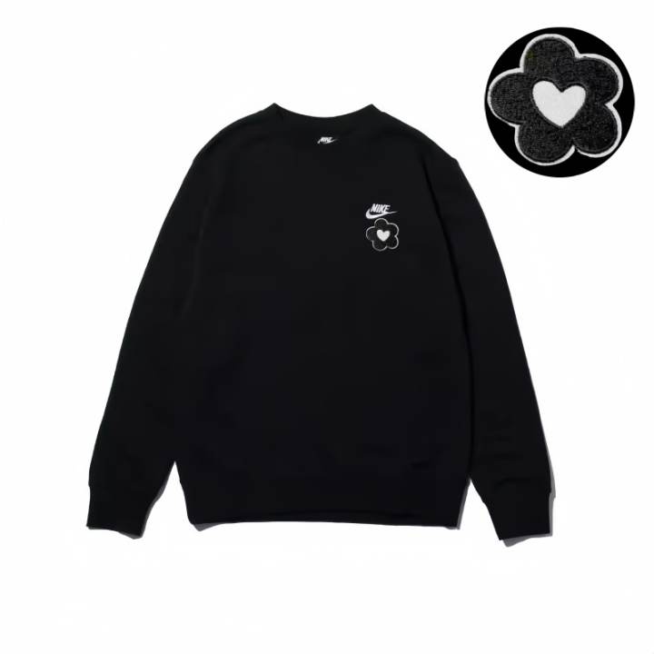 Nike Nike Sweatshirts Unisex Black Crew Neck Moderate