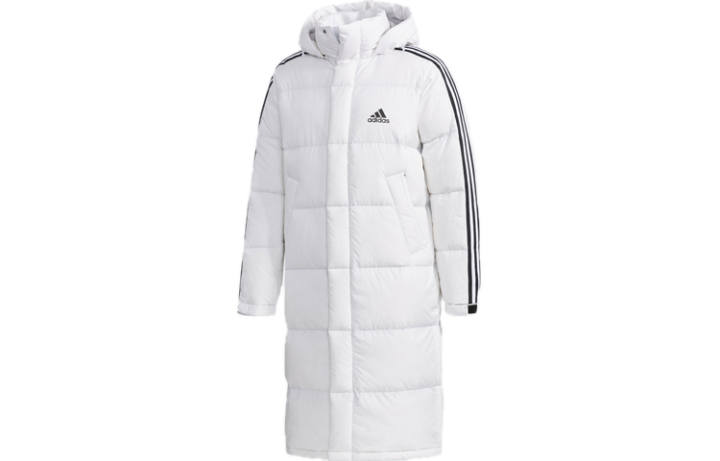 Adidas Adidas Down Jackets Men's White Hooded Moderate Other