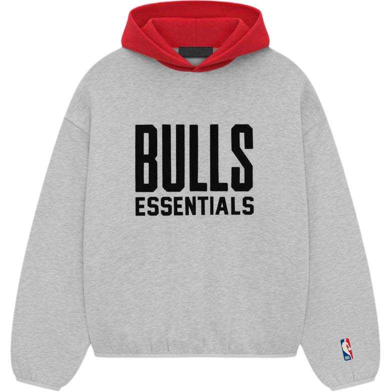 Fear Of God Essentials x Nba Bulls Essentials "Light Heather" hoodie