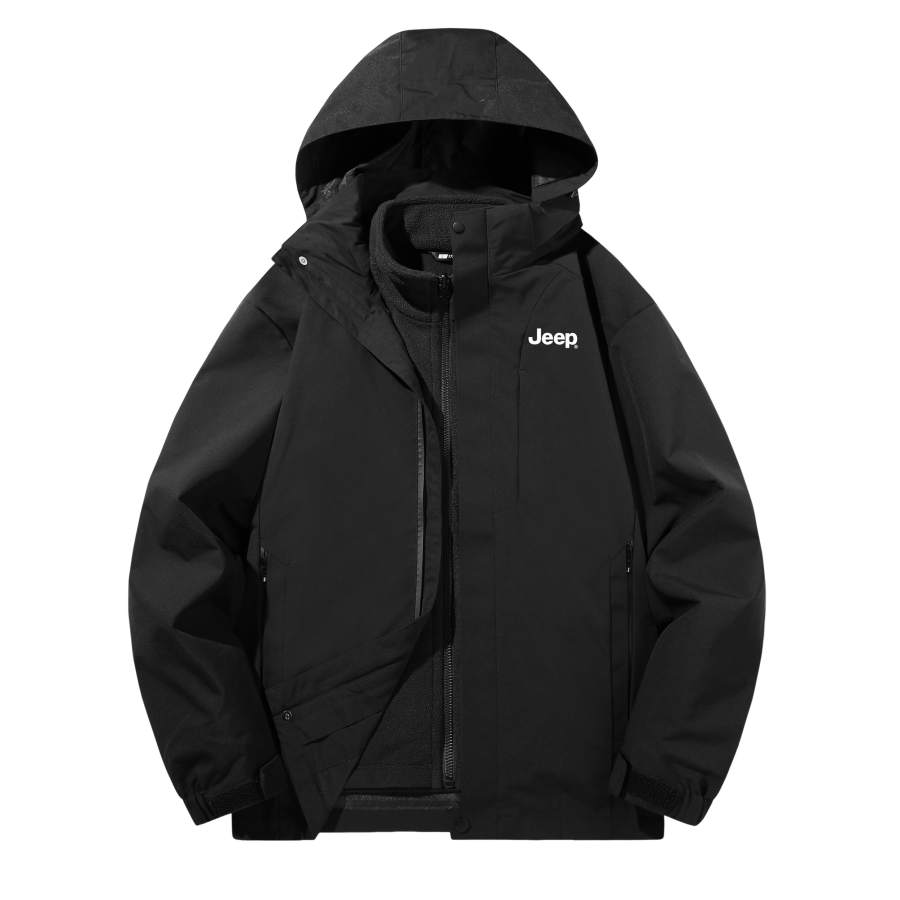 Jeep Jeep Jackets Unisex Hooded Thickened Wind Shell