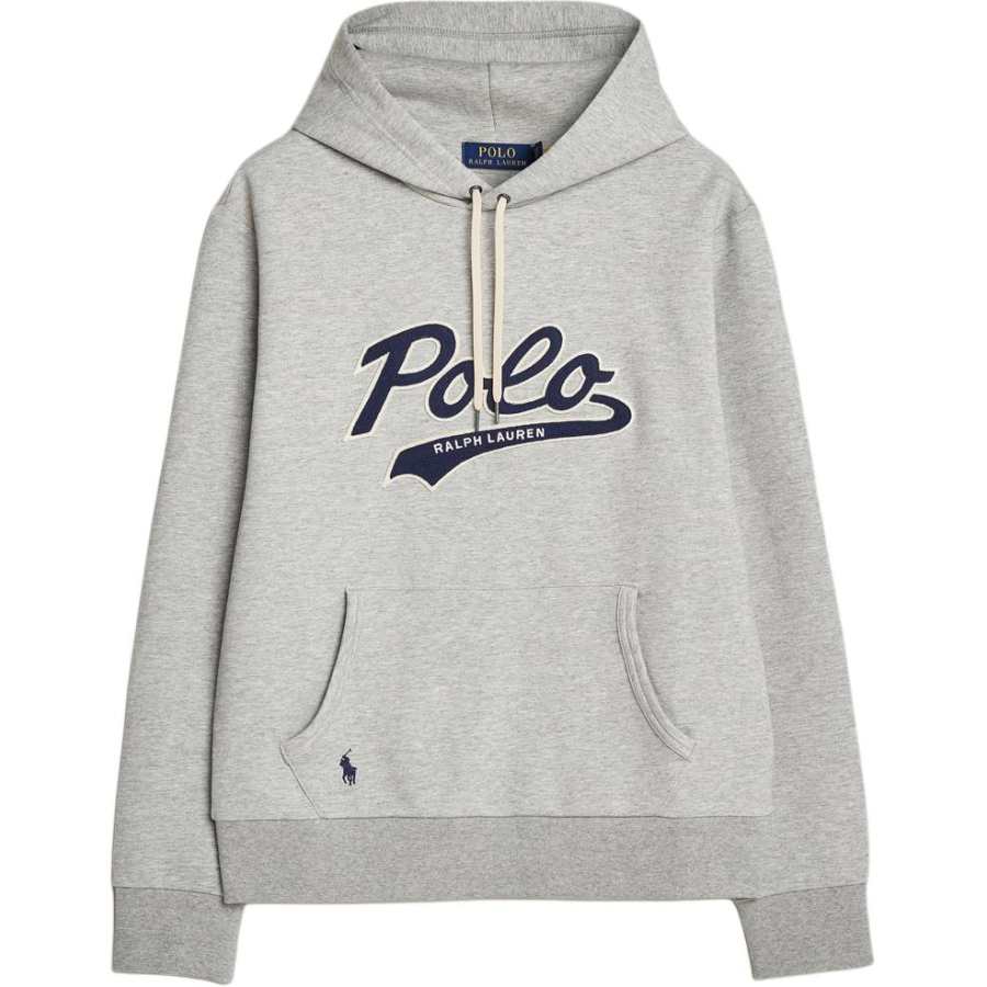 Polo Ralph Lauren Double-Knit Logo Drawstring Hoodie