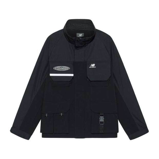 New Balance New Balance Jackets Men's Black Stand Collar Moderate