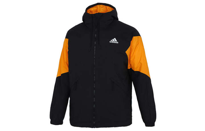 Adidas Adidas Puffer Jackets Men's Black Hooded Moderate Other
