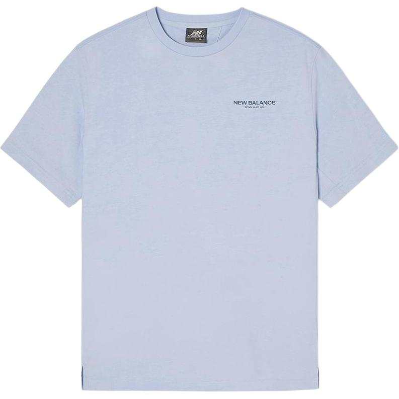 New Balance New Balance FROZENSEMI Over FIT T Shirt Men's Light Blue