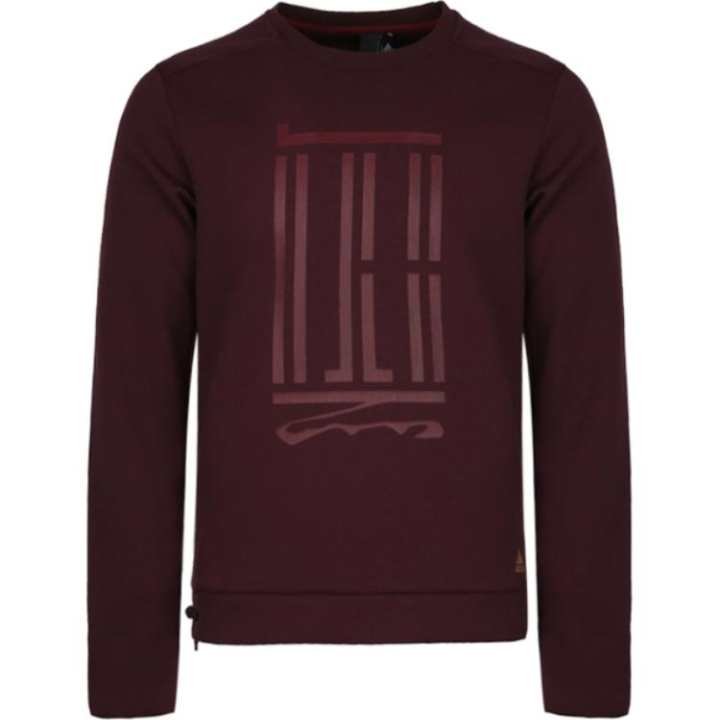 Adidas Adidas Sweatshirts Men's Red Crew Neck Moderate