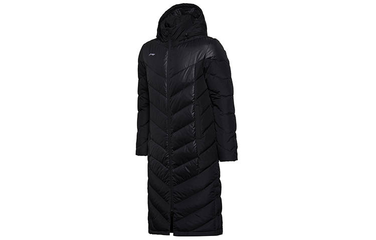 Li-Ning Li Ning Down Jackets Men's Black Hooded Moderate Other