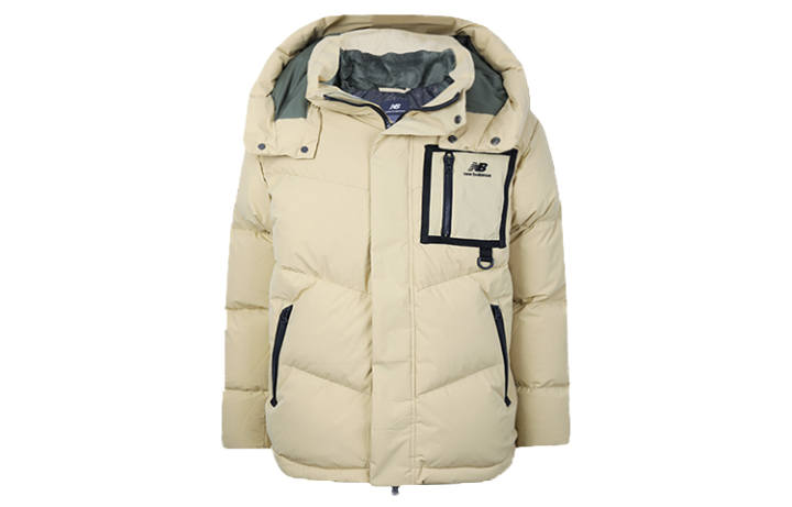 New Balance New Balance Down Jackets Unisex Khaki Hooded Moderate Other