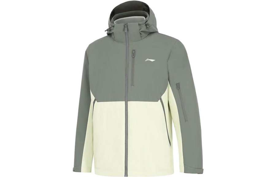 Li-Ning Li Ning Fitness Series Jacket Men's Gray Green
