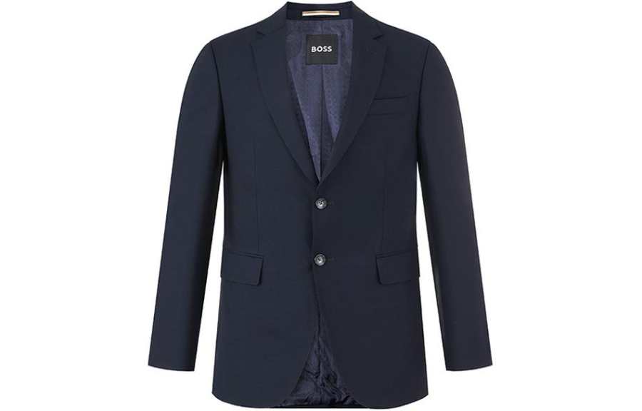 HUGO BOSS Hugo Boss two-button textured jacket