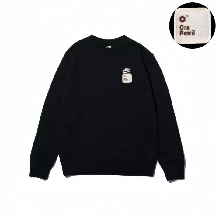Nike Nike Sweatshirts Unisex Black Crew Neck Moderate Regular