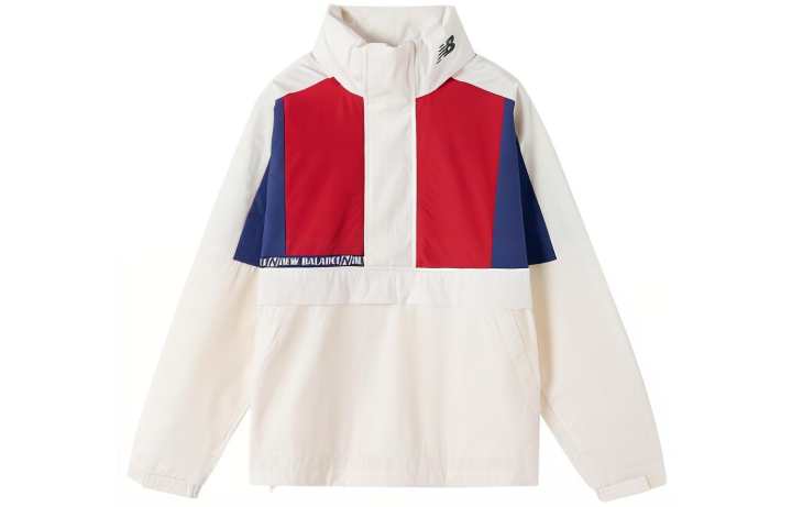 New Balance New Balance Jackets Unisex Ecru Stand Collar Moderate Other